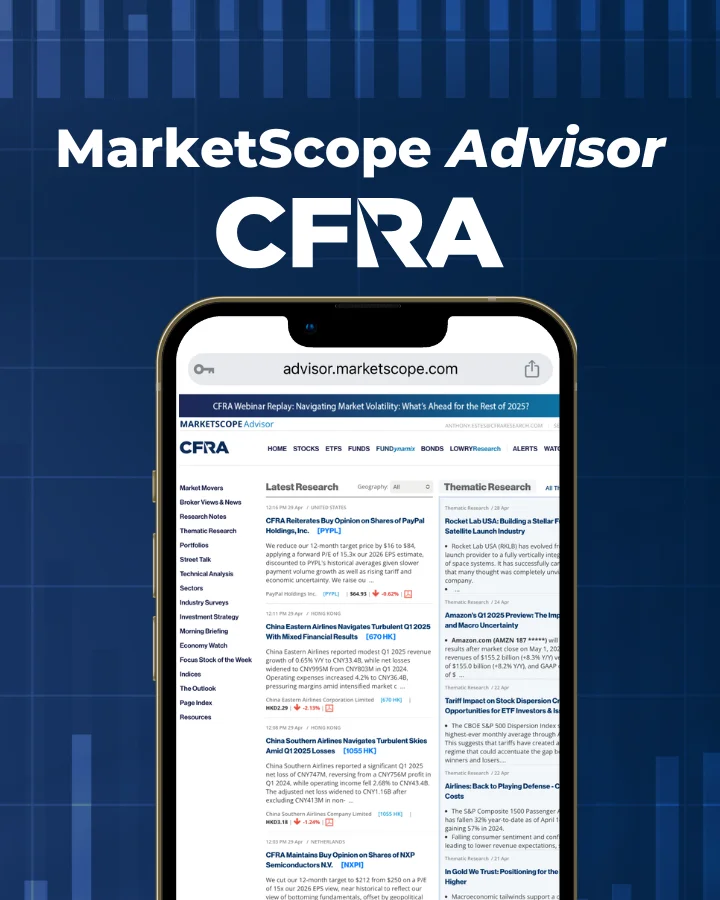 MarketScope Advisor CFRA - Learn More